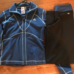 Adidas track suit medium